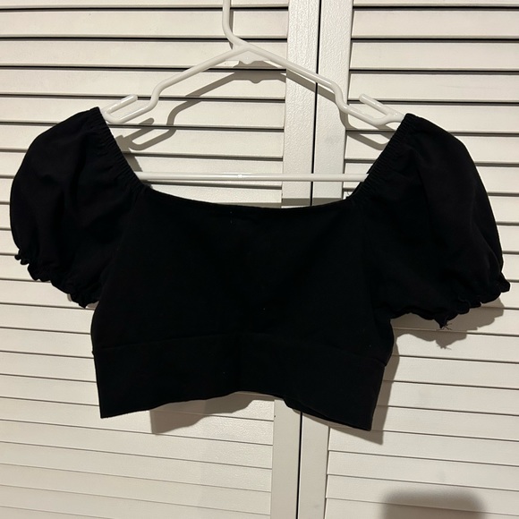 Garage pretty bow in front crop top - Picture 3 of 4